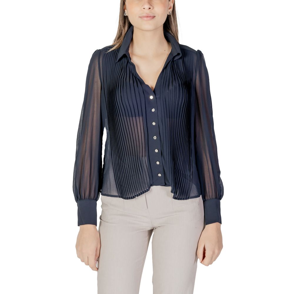 Morgan De Toi Blaues Polyester-Hemd