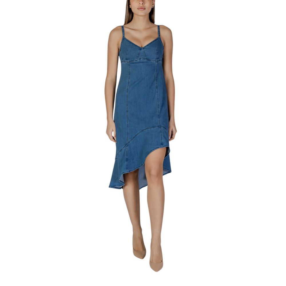 Desigual Blau Baumwolle Lang