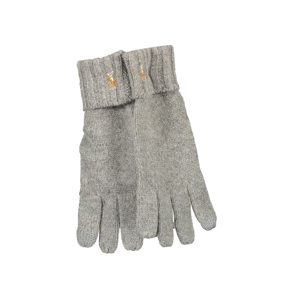 Ralph Lauren Handschuh aus grauer Wolle