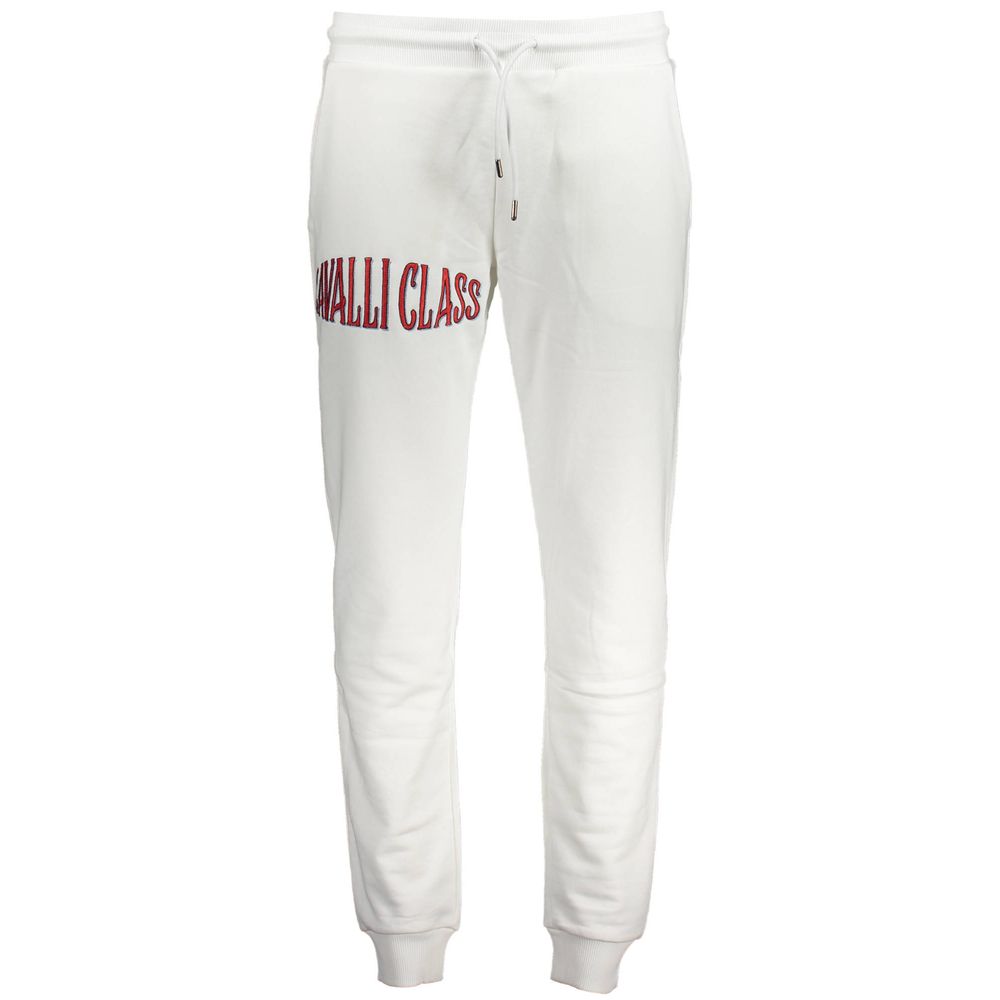 Cavalli Class Weiße Baumwollhose