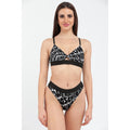 Moschino Black Cotton Bikini