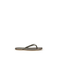 Pedro García Bicolor Crystals Flat Sandals