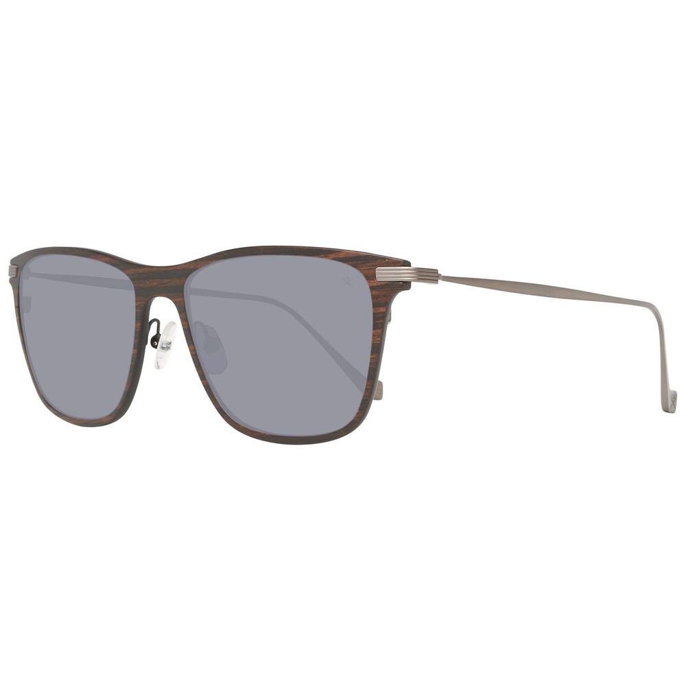 Hackett Gray Metal Sunglasses