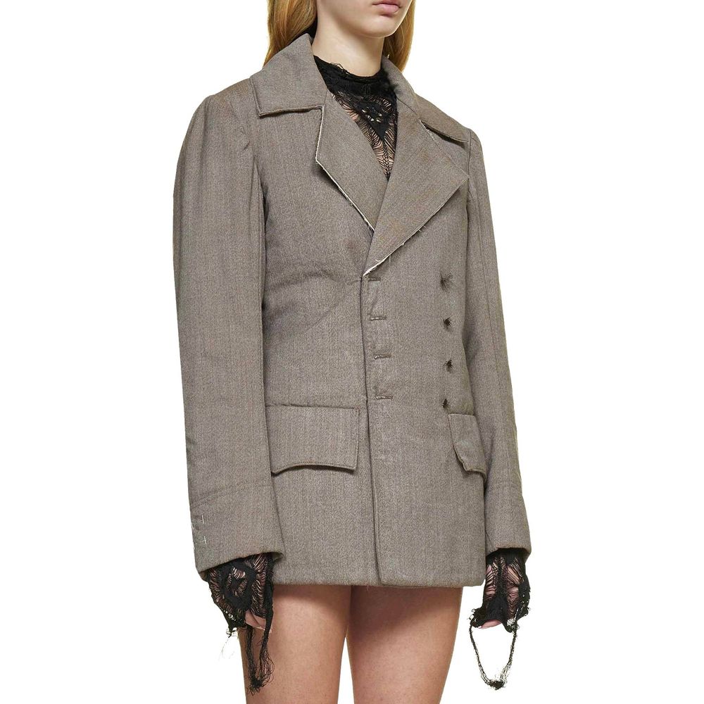 Maison Margiela Brown Wool Blazer