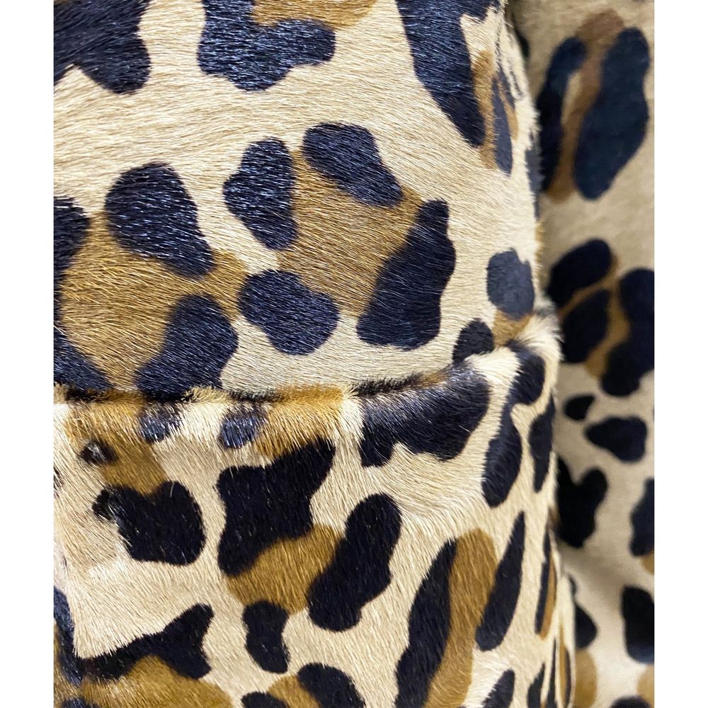 Dsquared² Brown Calfskin Coat