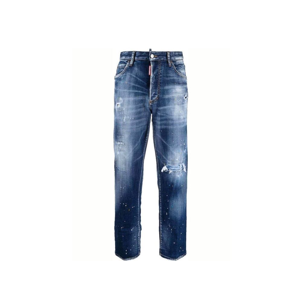 Dsquared² Blue Cotton Jeans Denim