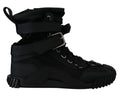 Dolce & Gabbana Sorrento Sneakers Nylon Black High Top Shoes