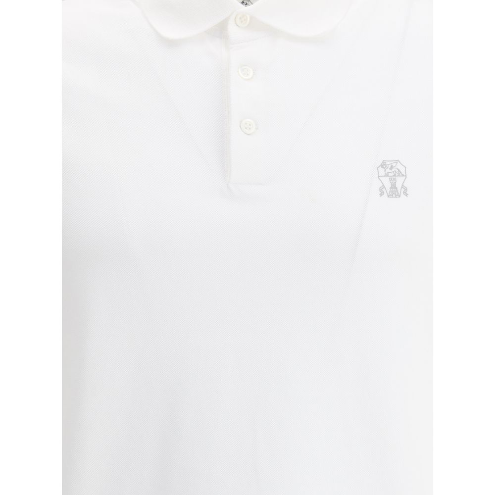 Brunello Cucinelli White Cotton Shirt