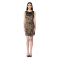 BYBLOS Brown Viscose Casual Dress