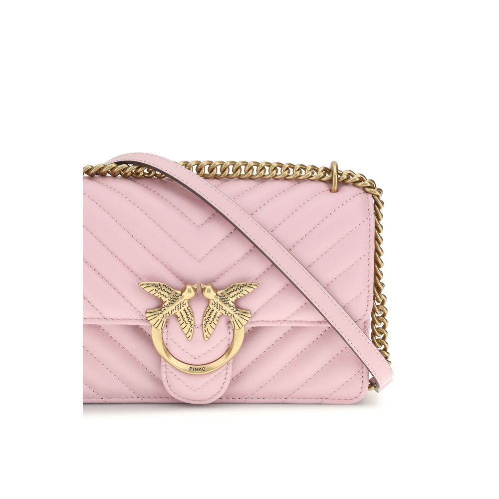 PINKO Multicolor Calf Leather Bos Taurus Shoulder Bag
