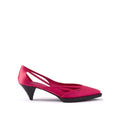 Prada Multicolor Silk Mid Heel Pumps