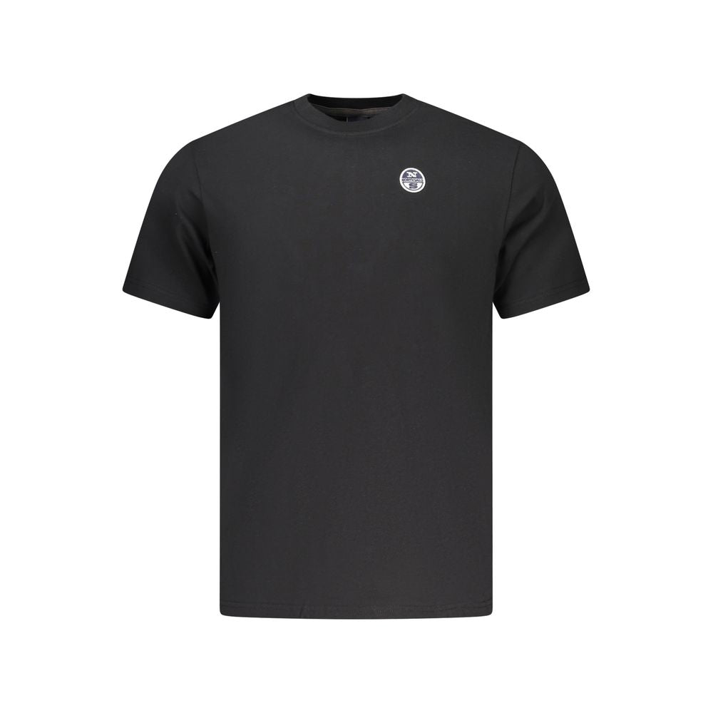 North Sails Nero Cotton Men T-Shirt