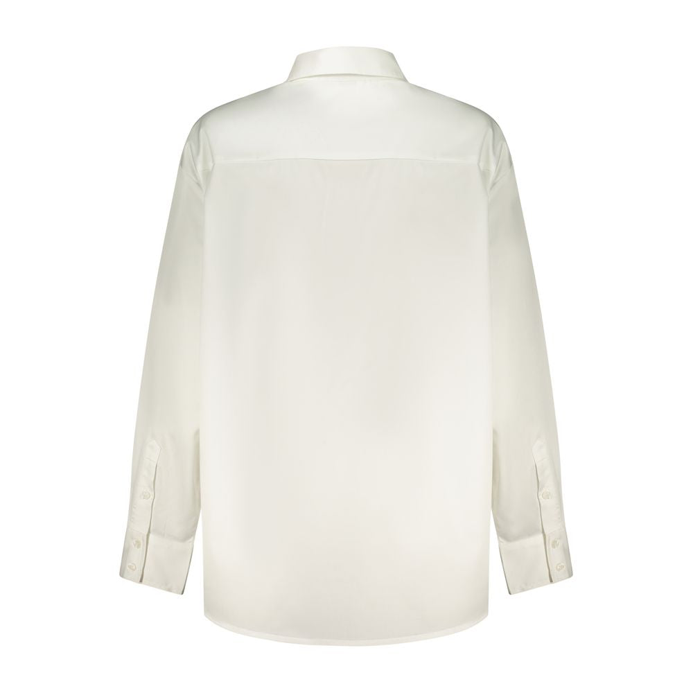 Guess Jeans White Cotton Dress Shirt