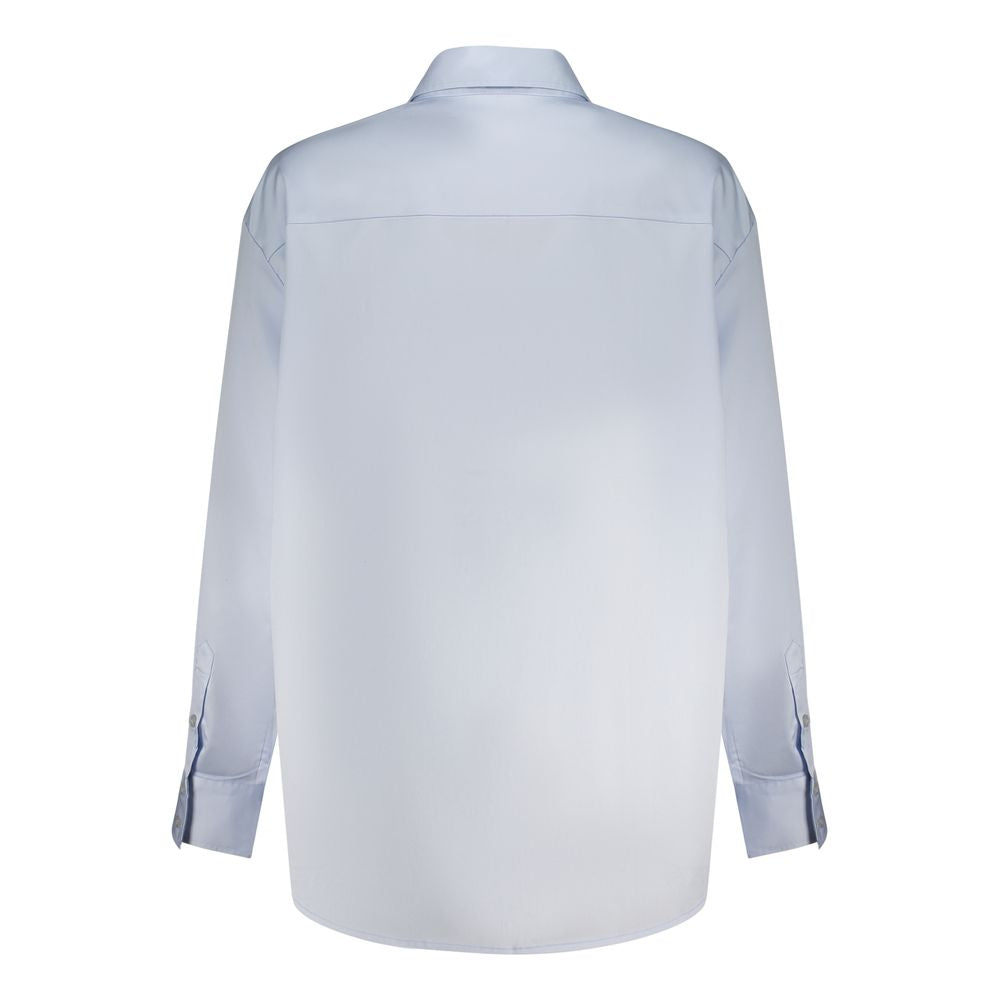 Guess Jeans Blue Cotton Dress Shirt
