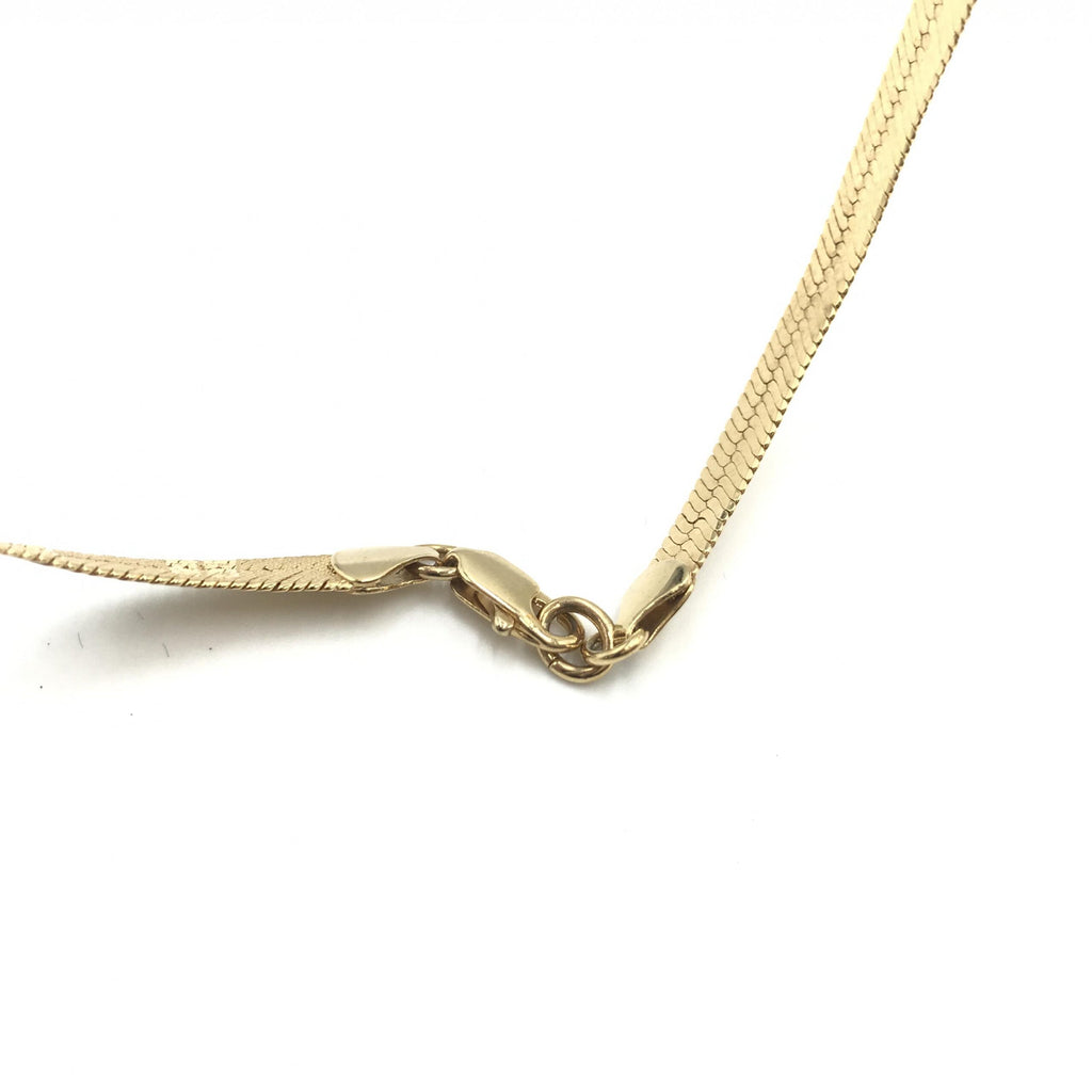 Givenchy Gold-Plated Herringbone Chain Bracelet