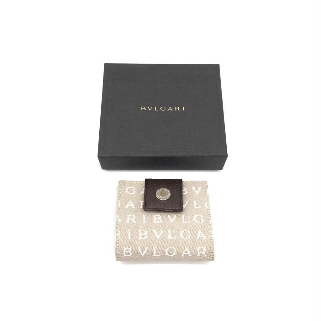 Bulgari Logomania Beige Wallet