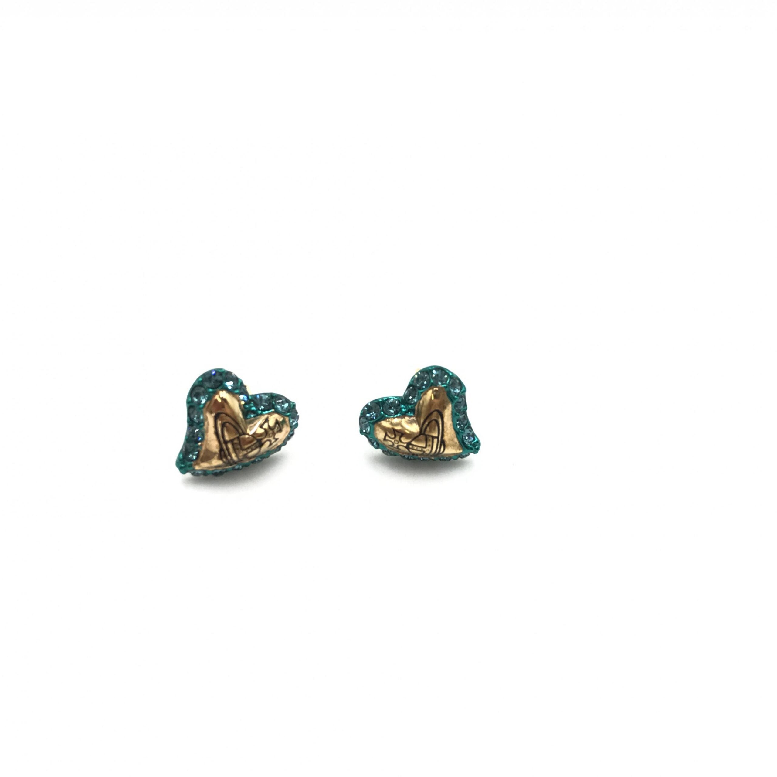 Vivienne Westwood Orb Heart Earrings