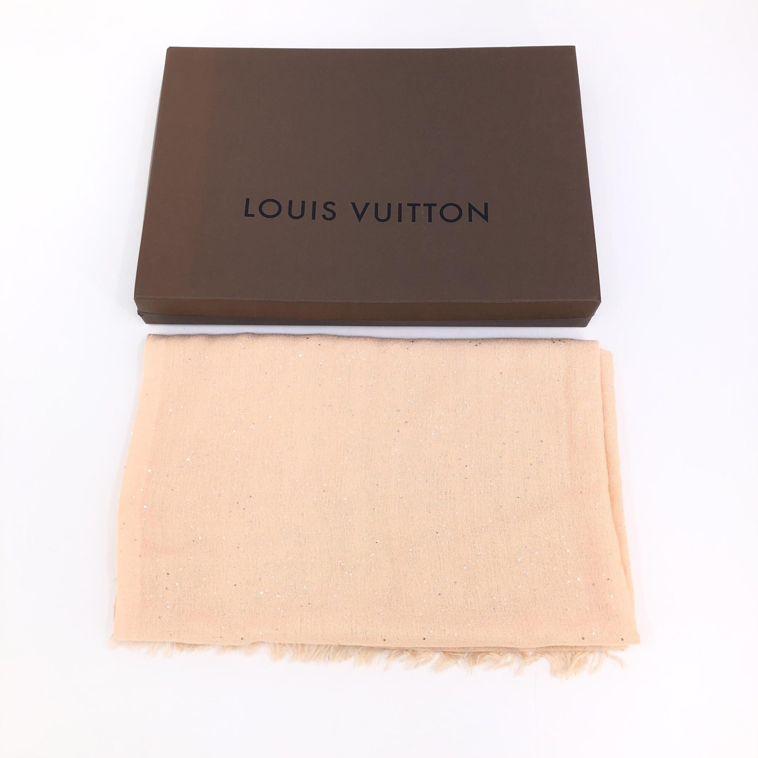 Louis Vuitton Pink Monogram Classic Shawl In Silk Mix
