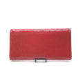 Saint Laurent Red Patent Leather Clutch Bag