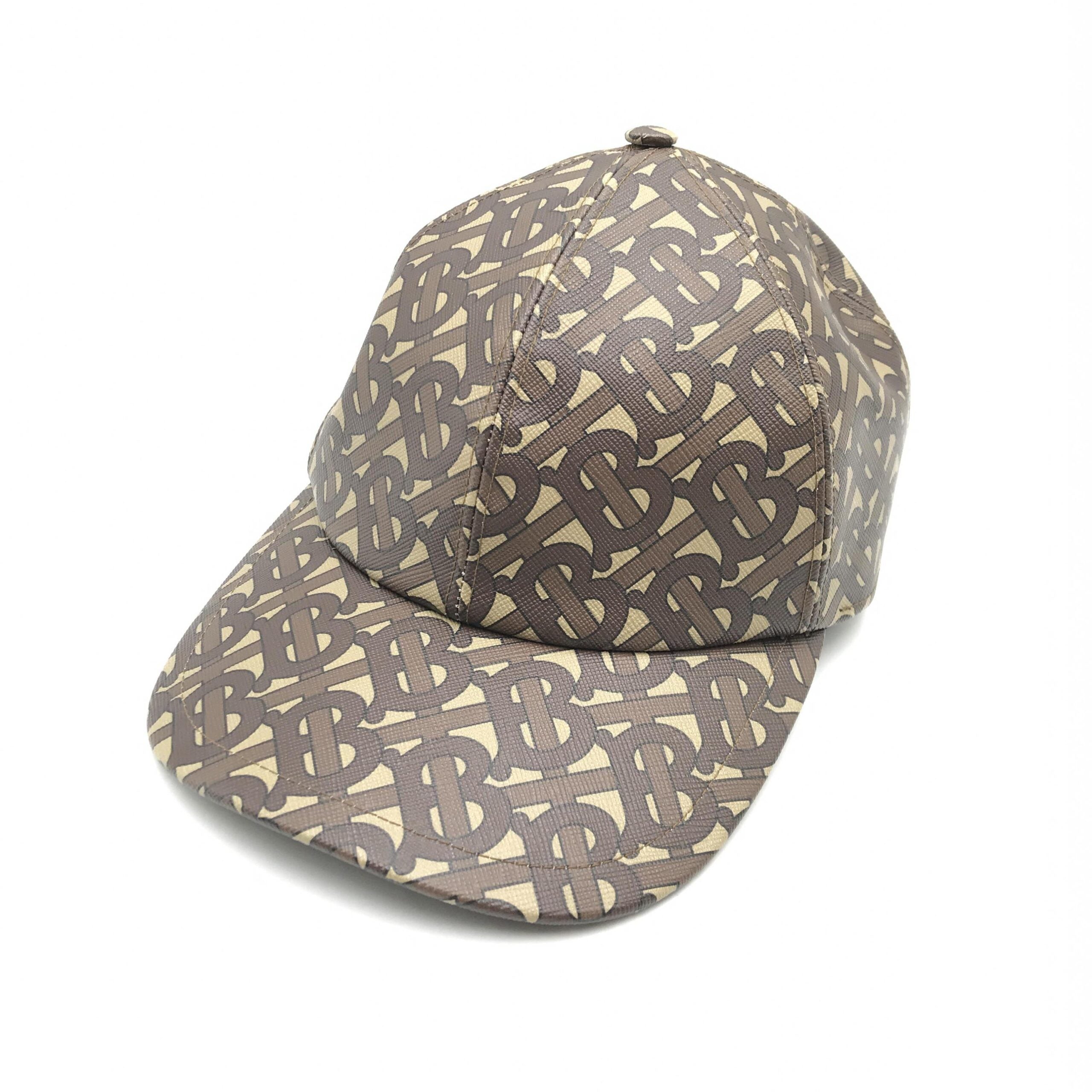 Burberry TB Monogram Baseball Cap In Brown