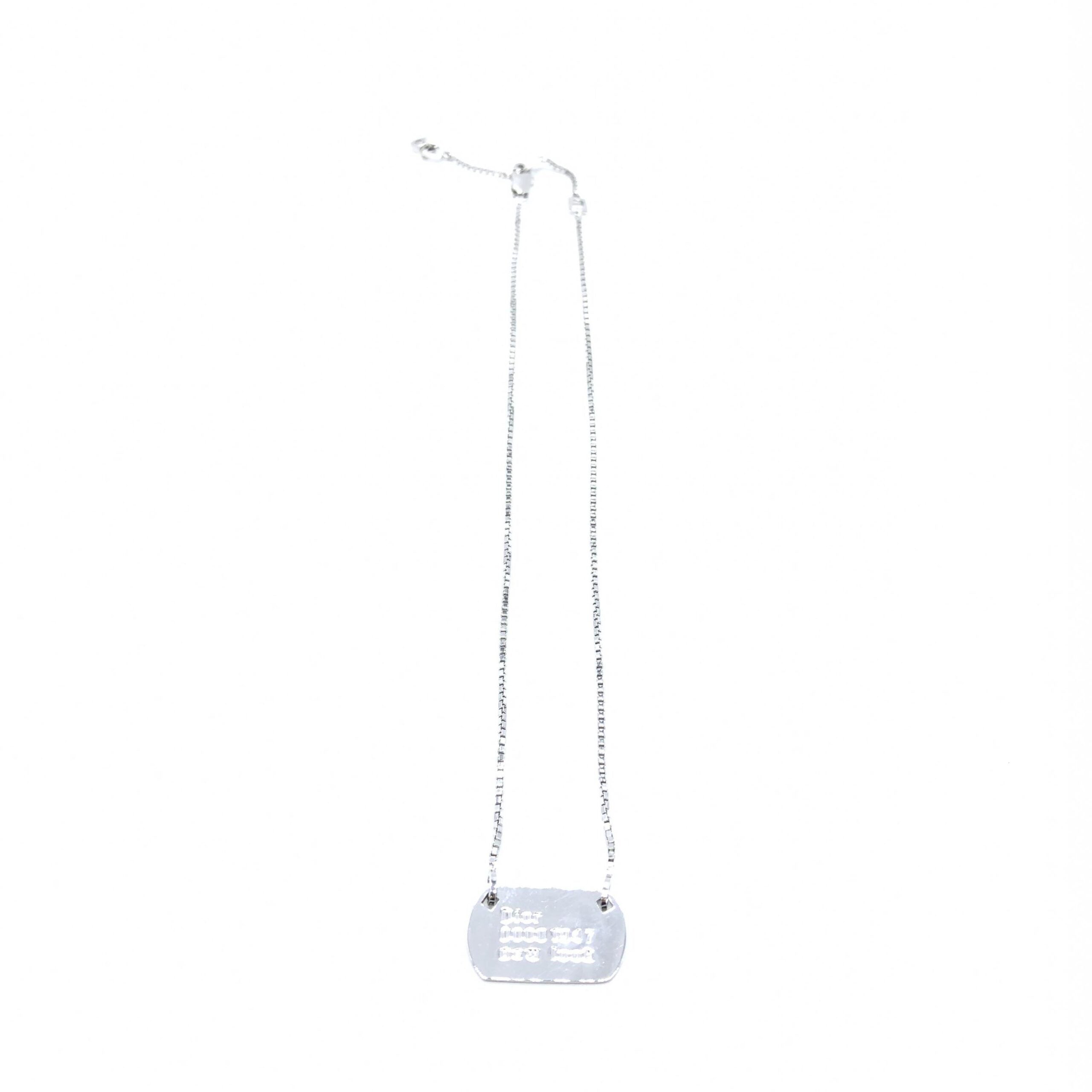 Christian Dior Dior 925 Sterling Silver Antique Art Deco Howard & Co. "Port" Necklace