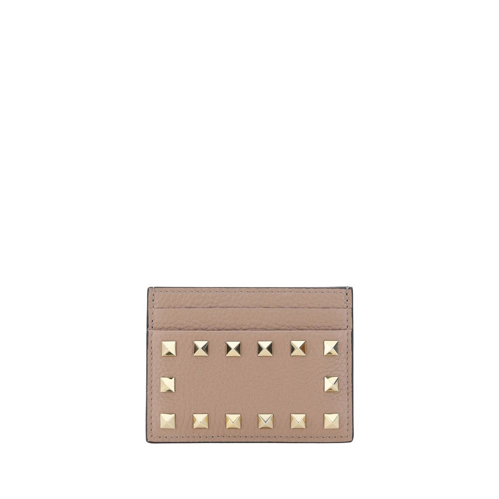 Valentino Garavani Pink Calf Leather Bos Taurus Wallet