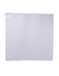 Dolce & Gabbana White Cotton Wrap Square Shawl Stole 71cm x 70cm  Scarf