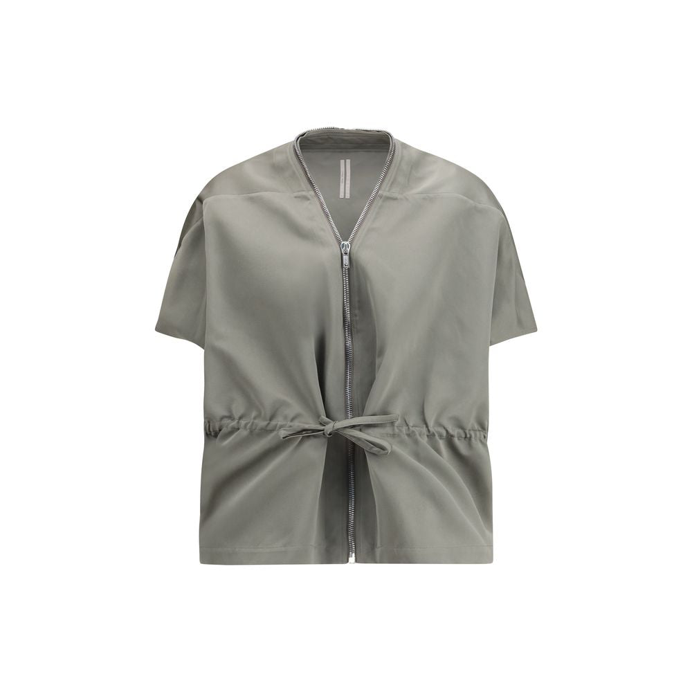 Rick Owens Bicolor Polyester Sleveless Jacket