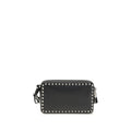 Valentino Garavani Black Calf Leather Bos Taurus Shoulder Bag