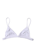 Dolce & Gabbana Top White Nylon Triangle Swimwear Beachwear Bikini