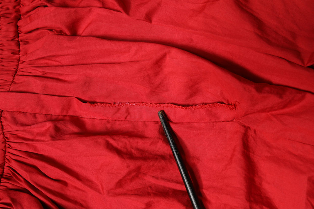 Dolce & Gabbana Red Cotton A-Line Sleeveless Mini Dress