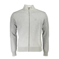 North Sails Grigio Organic Cotton Men Cardigan