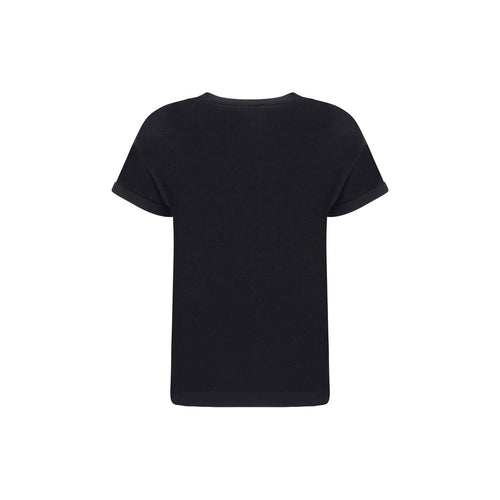 Brunello Cucinelli Black Nylon T-Shirt
