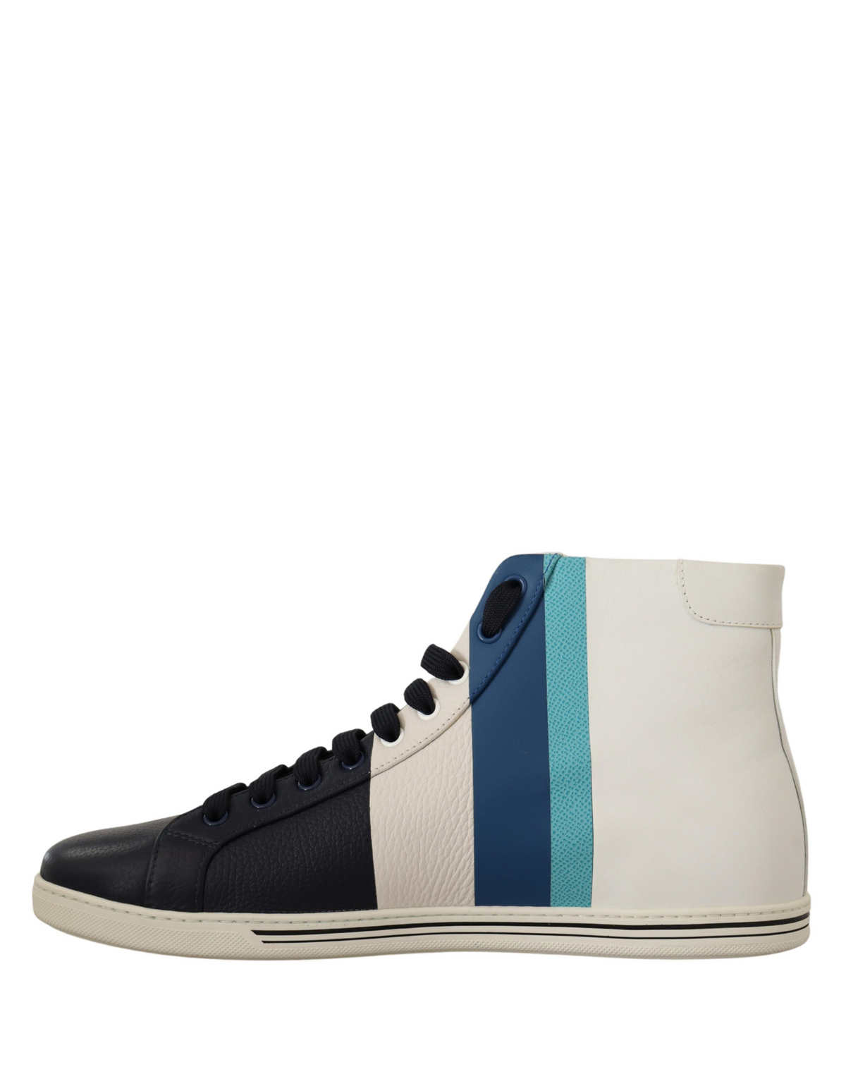 Dolce & Gabbana Multicolor Leren Mid Top Sneakers Schoenen