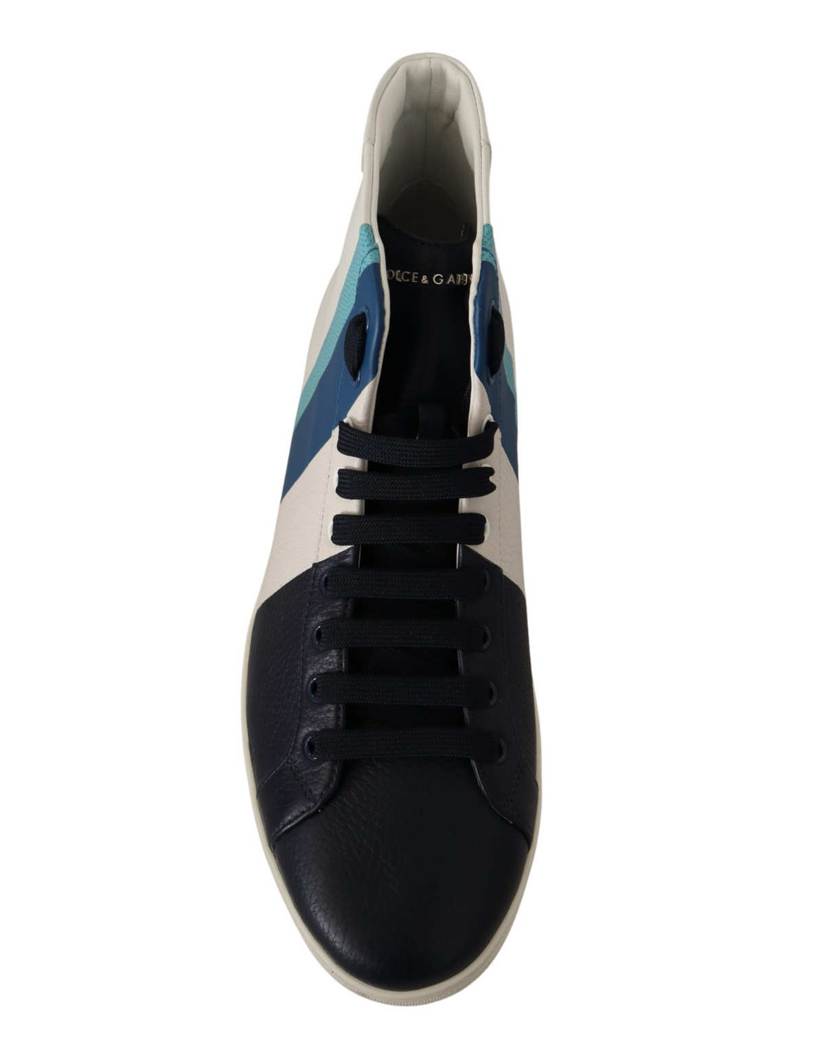 Dolce & Gabbana Multicolor Leren Mid Top Sneakers Schoenen