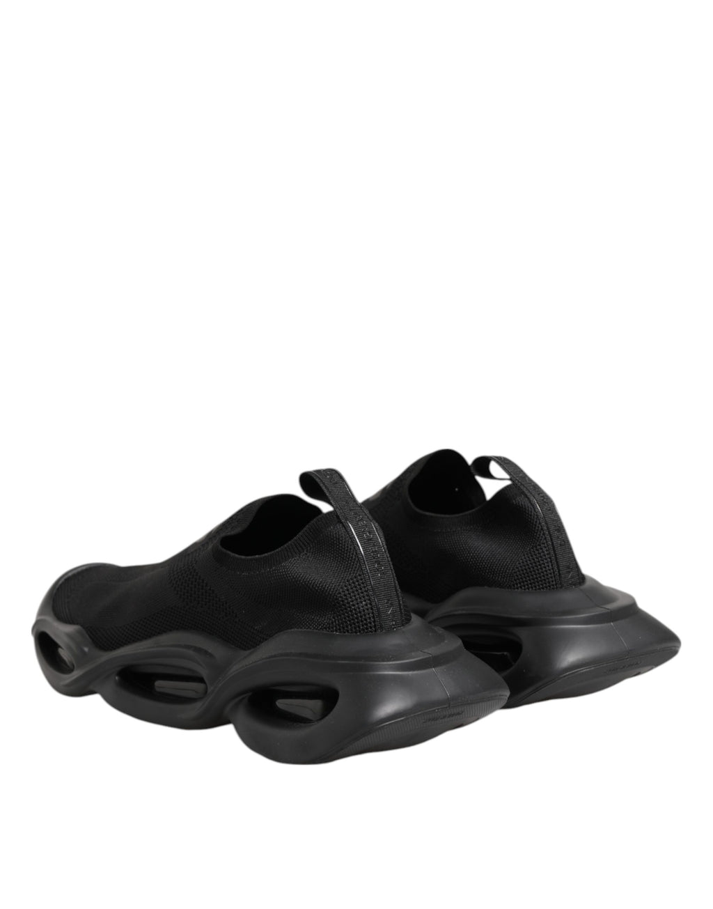 Dolce & Gabbana Schwarze Slip-On Wave Low Top Sneaker Schuhe