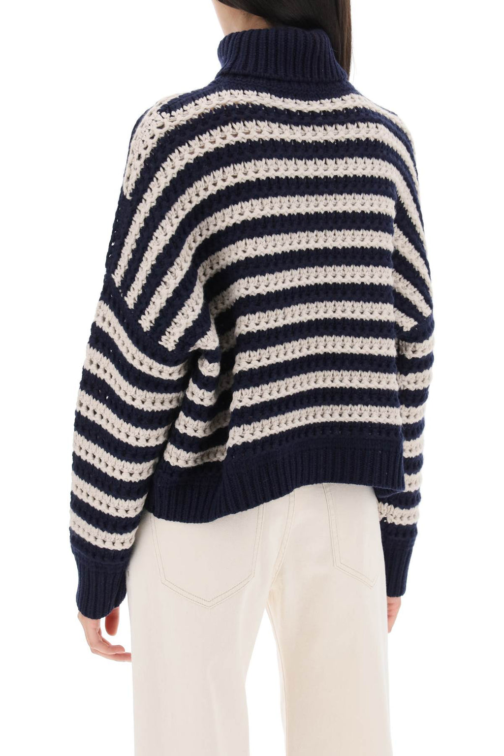 Brunello Cucinelli Blue Wool Sweatshirt