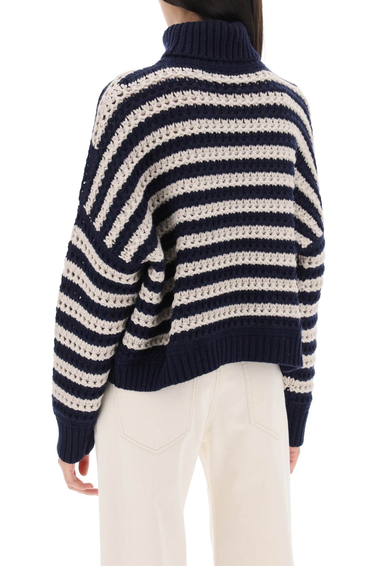 Brunello Cucinelli Blue Wool Sweatshirt