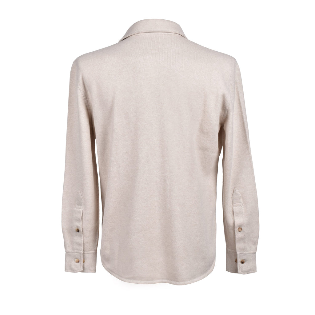 Brunello Cucinelli Beige Wool Cashmere Sweater