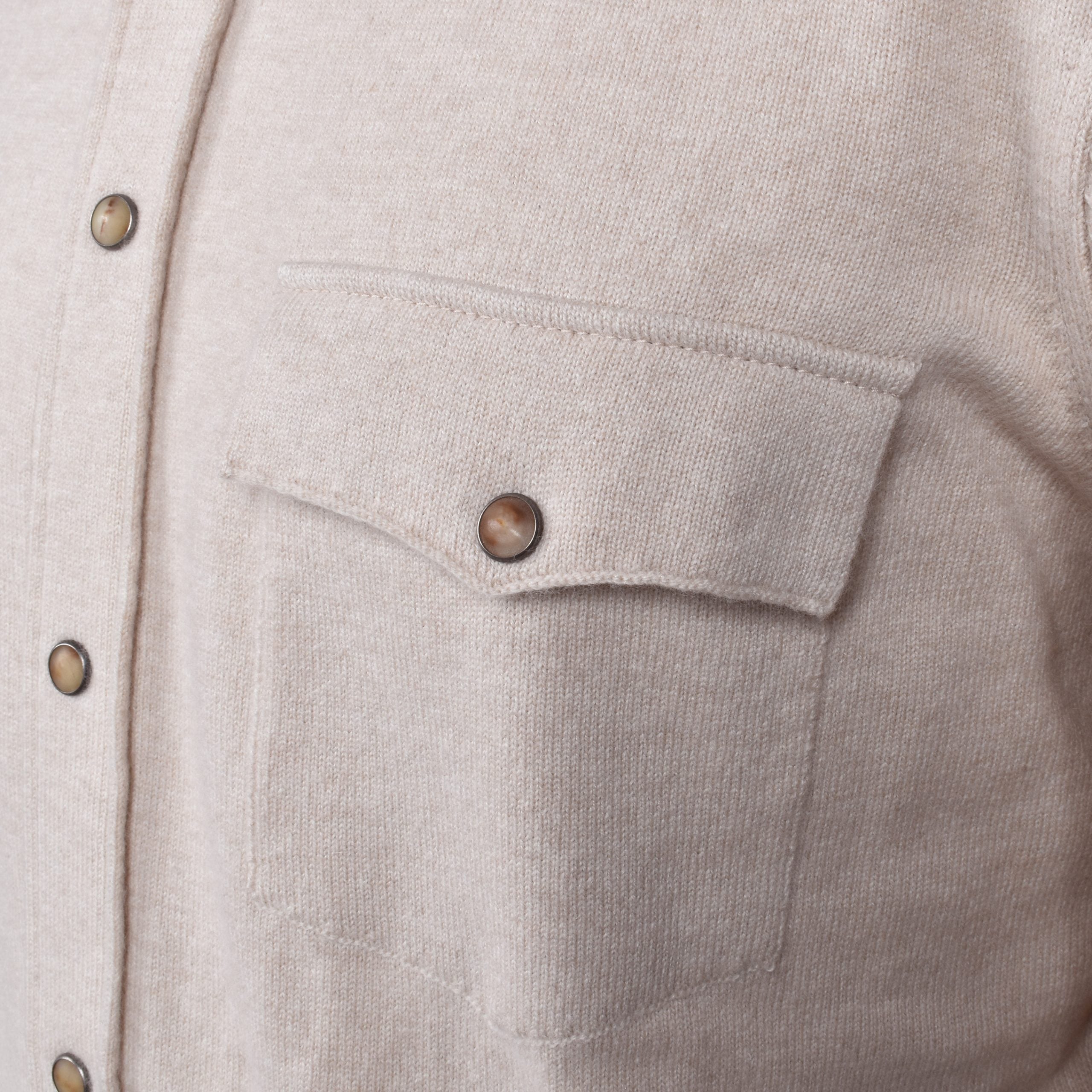 Brunello Cucinelli Beige Wool Cashmere Sweater