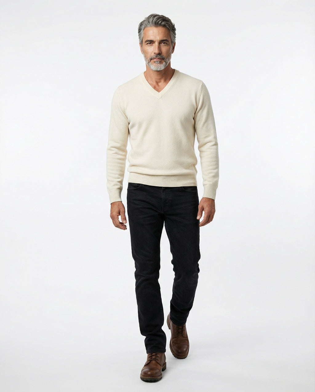 Brunello Cucinelli Beige Cashmere Sweatshirt