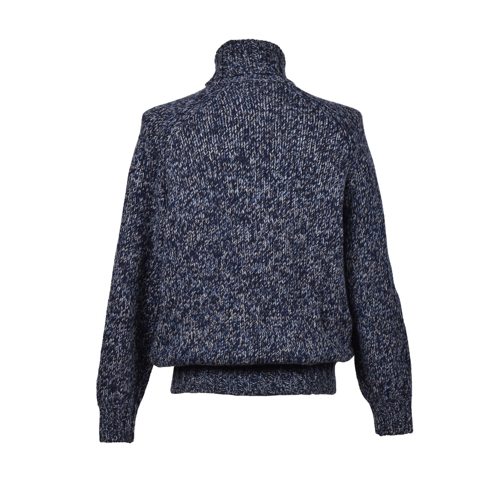 Brunello Cucinelli Blue Wool Sweatshirt