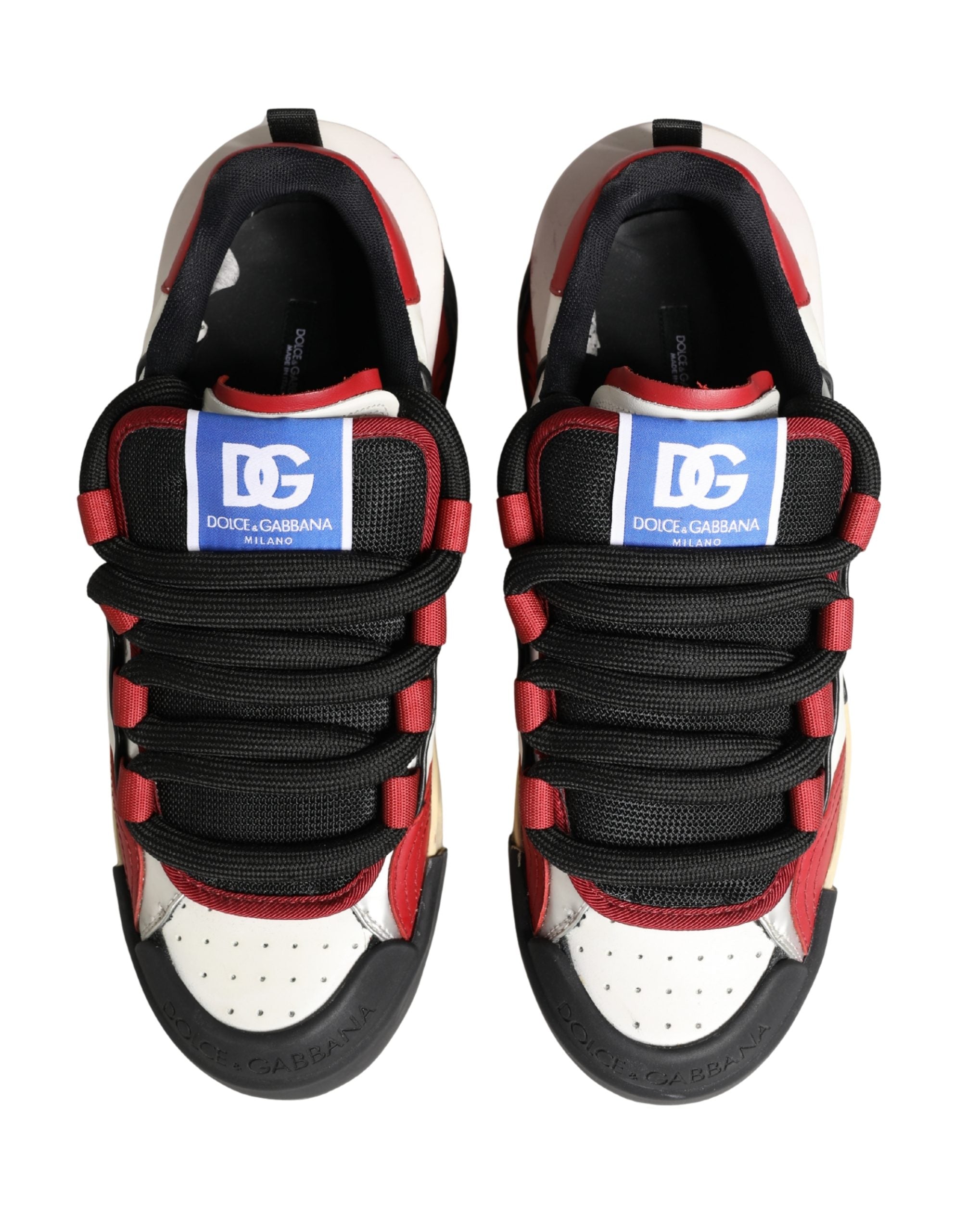 Dolce & Gabbana Multicolor Portofino Space Men Sneakers Shoes