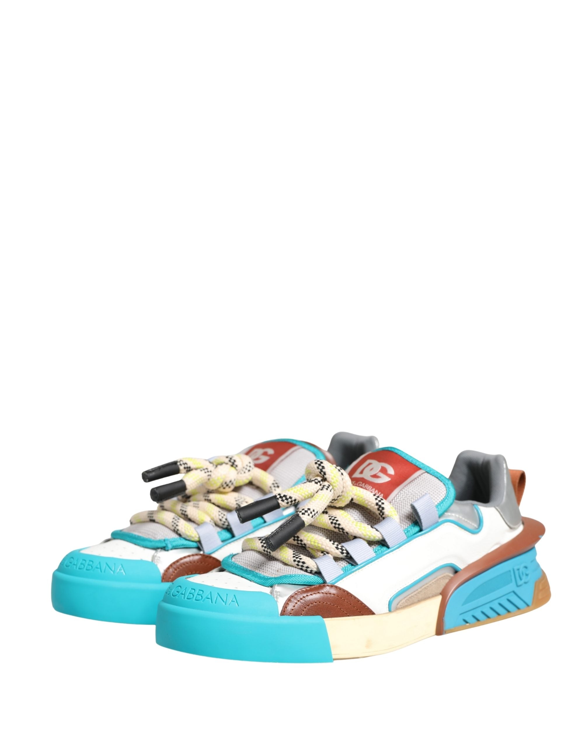 Dolce & Gabbana Multicolor Portofino Space Men Sneakers Shoes