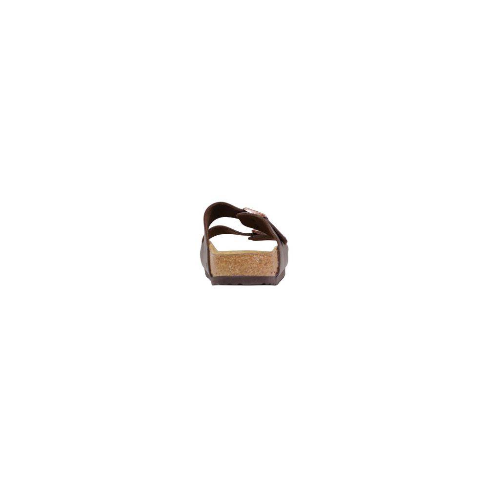 Birkenstock Brown Synthetic Flat Sandals
