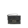 Fendi Black Calf Leather Bos Taurus Shoulder Bag
