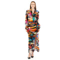 Moschino Multicolor Viscose Casual Dress
