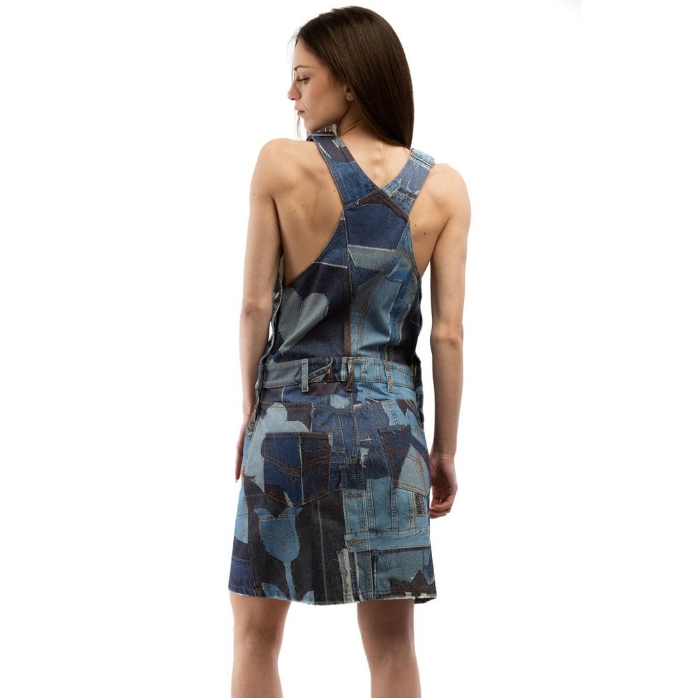 Moschino Multicolor Cotton Casual Dress