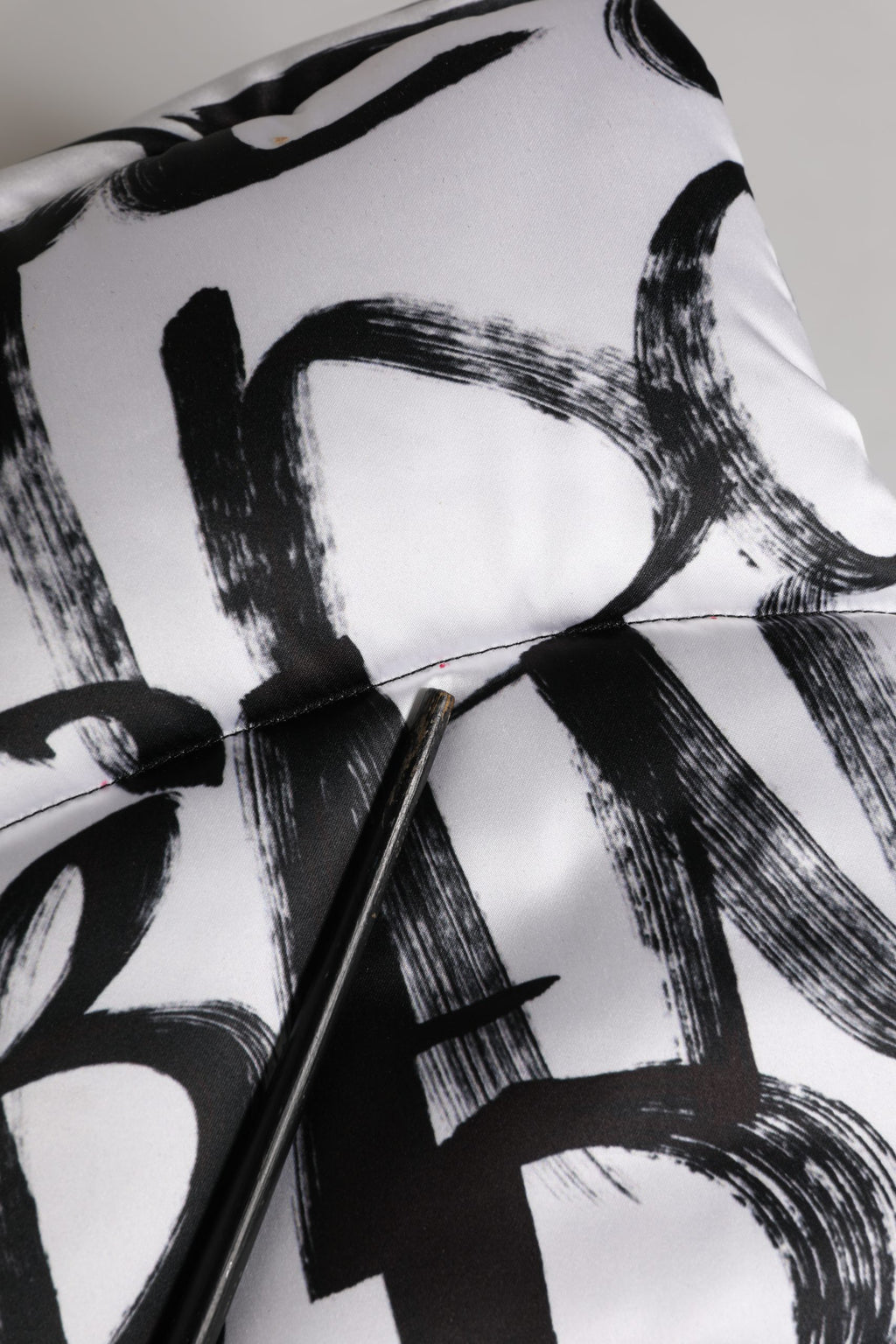 Dolce & Gabbana White Logo Print Whole Head Wrap Capello Hat