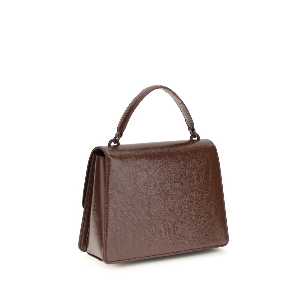 PINKO Brown Lamb Ovis Aries Aries Handbag